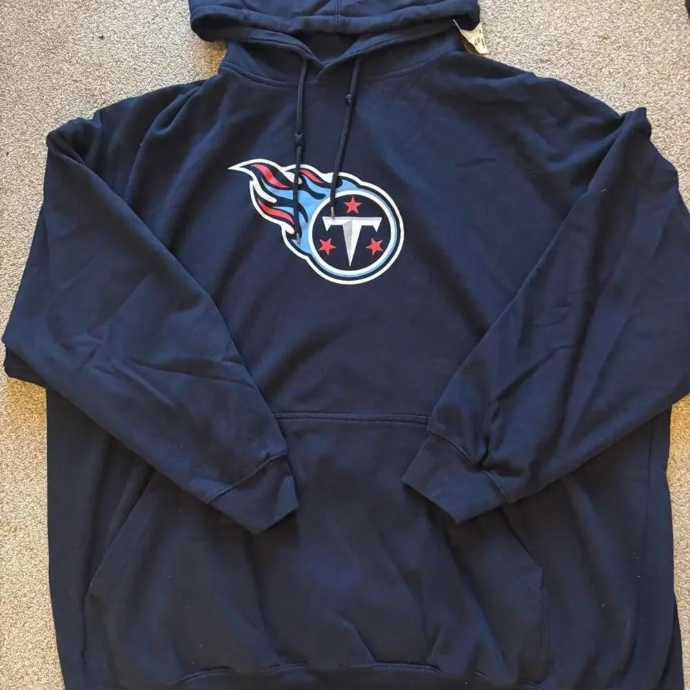 Nfl Men's Navy and Black Hoodie